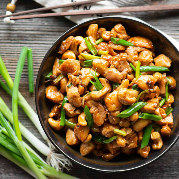 Chicken Cashew Nut With Egg Fried Rice