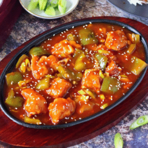 Chicken Szechuan Sauce With Egg Fried Rice