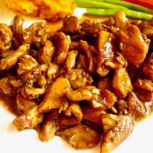 Chicken Oyster Sauce With Egg Fried Rice